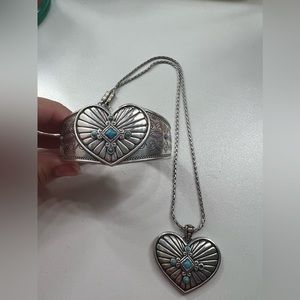 Bracelet and necklace set by Brighton